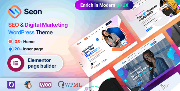 Seon – SEO Digital Marketing WordPress Theme