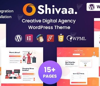 Shivaa – Multipurpose Agency Business WordPress Theme