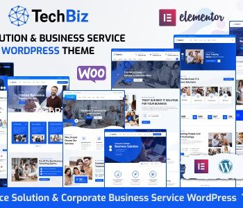 Techbiz – IT Solution  Business Consulting Service WordPress Theme