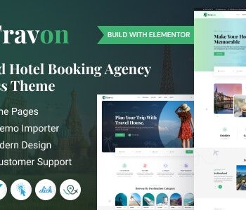 Travon – Tour and Hotel Booking WordPress Theme