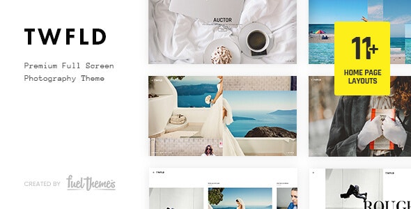 TwoFold – Fullscreen Photography WordPress Theme
