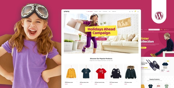 Uneno – Kids Clothing Toys Store WooCommerce Theme
