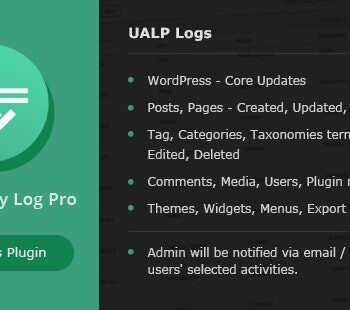 User Activity Log PRO for WordPress