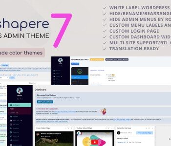WordPress Admin Theme – WPShapere