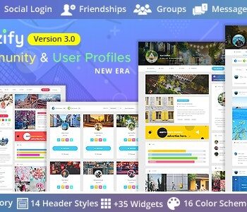 Youzify – BuddyPress Community  WordPress User Profile Plugin