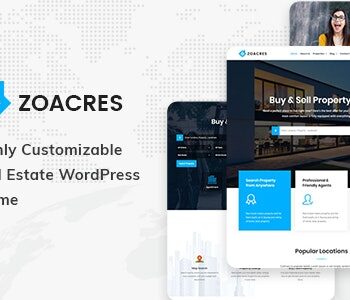 Zoacres – Real Estate WordPress Theme