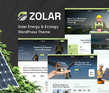 Zolar – Solar Energy WordPress Theme