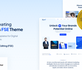 Zyno – Digital Marketing Agency FSE WordPress Theme